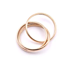 18 Karat Yellow Gold Rolling Ring