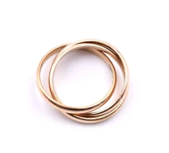 18 Karat Yellow Gold Rolling Ring