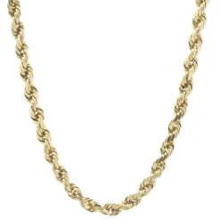 10 Karat Yellow Gold Rope Chain