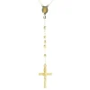 10 Karat Yellow Gold Rosary Necklace