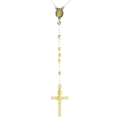 10 Karat Yellow Gold Rosary Necklace