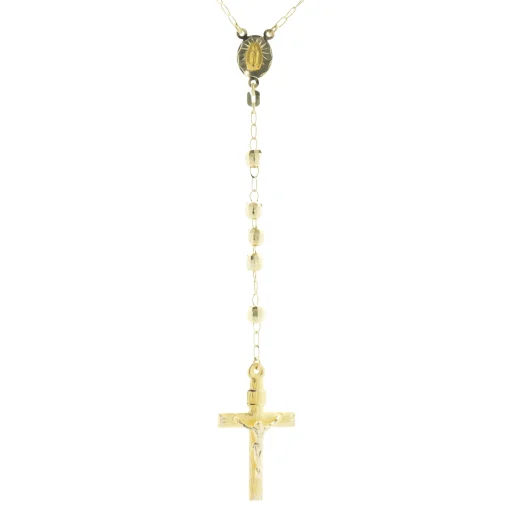 10 Karat Yellow Gold Rosary Necklace
