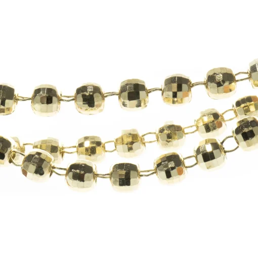 10 Karat Yellow Gold Rosary Necklace