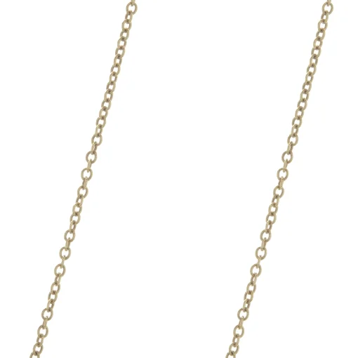 14 Karat Yellow Gold Round and Baguette Diamond and Sapphire Evil Eye Necklace