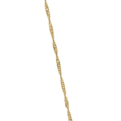 14 Karat Yellow Gold Trillion Cut Blue Topaz and Diamond Necklace