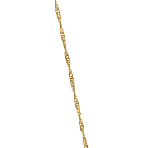 14 Karat Yellow Gold Trillion Cut Blue Topaz and Diamond Necklace