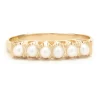 18 Karat Yellow Gold Vintage Pearl Band