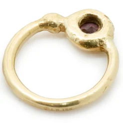 Lee Brevard 18 Karat Yellow Gold Pink Topaz Charm