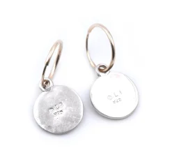 Lee Brevard 14 Karat Yellow Gold and Sterling Silver Fly Huggie Hoop Earrings