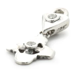 Lee Brevard Sterling Silver Double Maltese Cross Charm
