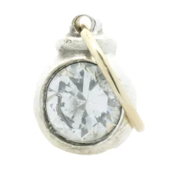 Lee Brevard Sterling Silver Tiny Luna Charm