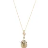LeVian 14 Karat Rose Gold Chocolate Pearl and Chocolate Diamond Necklace