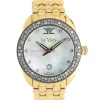 Levian Rose Plated Chocolate Diamond Ladies Watch