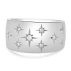 Marchesa 18 Karat White Gold Sprinkled Diamond Star Band