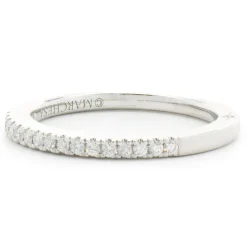 Marchesa 18 Karat White Gold Diamond Band