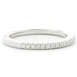 Marchesa 18 Karat White Gold Diamond Band