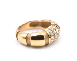 Mauboussin 18k Yellow Gold Diamond Band