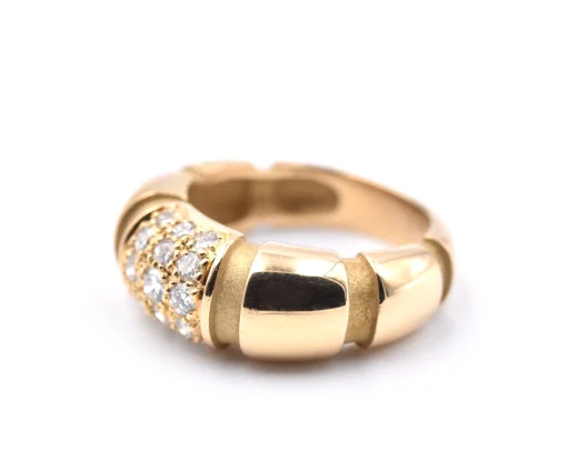 Mauboussin 18k Yellow Gold Diamond Band