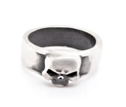 Men's Sterling Silver Skull Ring