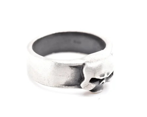 Men's Sterling Silver Skull Ring