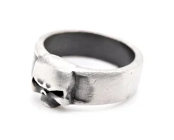 Men's Sterling Silver Skull Ring