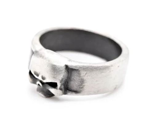 Men's Sterling Silver Skull Ring