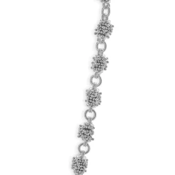 Michael Dawkins Sterling Silver Beaded Necklace with Pearl