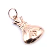 Money Bag Charm 14k Yellow Gold