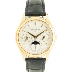Patek Philippe 18 Karat Yellow Gold Perpetual Calendar