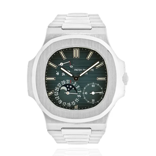 Patek Philippe Stainless Steel Nautilus Moonphase Power Reserve 40mm