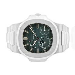 Patek Philippe Stainless Steel Nautilus Moonphase Power Reserve 40mm