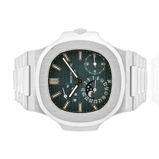 Patek Philippe Stainless Steel Nautilus Moonphase Power Reserve 40mm