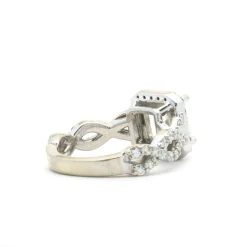Platinum 2.01ct Radiant Cut Diamond Engagement Ring