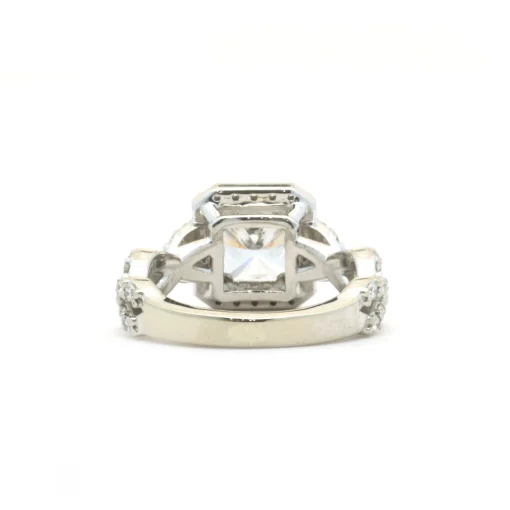 Platinum 2.01ct Radiant Cut Diamond Engagement Ring