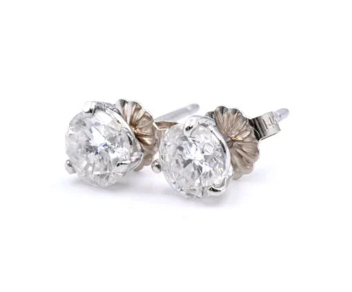 Platinum Diamond Stud Earrings
