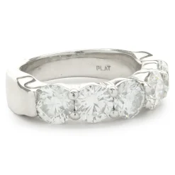 Platinum Five Diamond Band