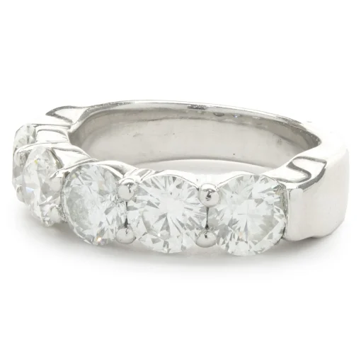Platinum Five Diamond Band