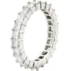 Platinum Princess Cut Diamond Eternity Band