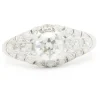Platinum Vintage Art-Deco Diamond Engagement Ring