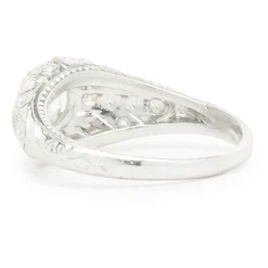 Platinum Vintage Art-Deco Diamond Engagement Ring