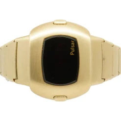 Pulsar 14k Yellow Gold Time Computer 41mm