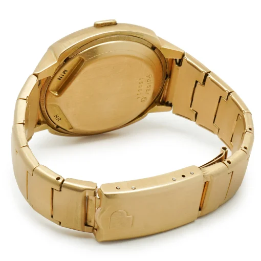 Pulsar 14k Yellow Gold Time Computer 41mm