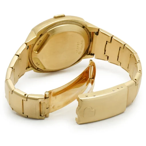 Pulsar 14k Yellow Gold Time Computer 41mm