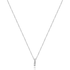 Roberto Coin 18 Karat White Gold Diamond Enhancer Necklace