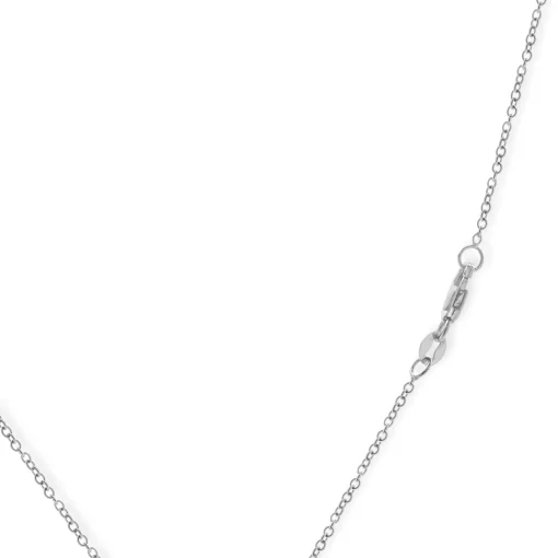 Roberto Coin 18 Karat White Gold Diamond Enhancer Necklace