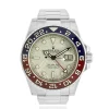 Rolex 18 Karat White Gold GMT Master II Blue/Red Meteorite “Pepsi”