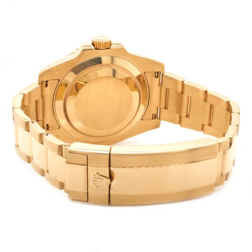 Rolex 18 Karat Yellow Gold Submariner Black/Black