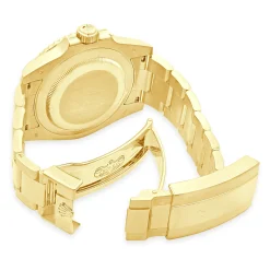 Rolex 18 Karat Yellow Gold Submariner Blue / Blue 40MM