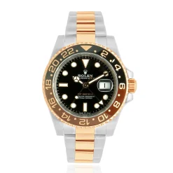 Rolex GMT-Master II Two-Tone 18k Everose Gold Unworn Watch Ref 126711CHNR
