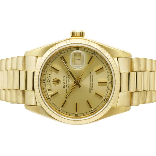 Rolex 18k Yellow Gold Day-Date President 36mm